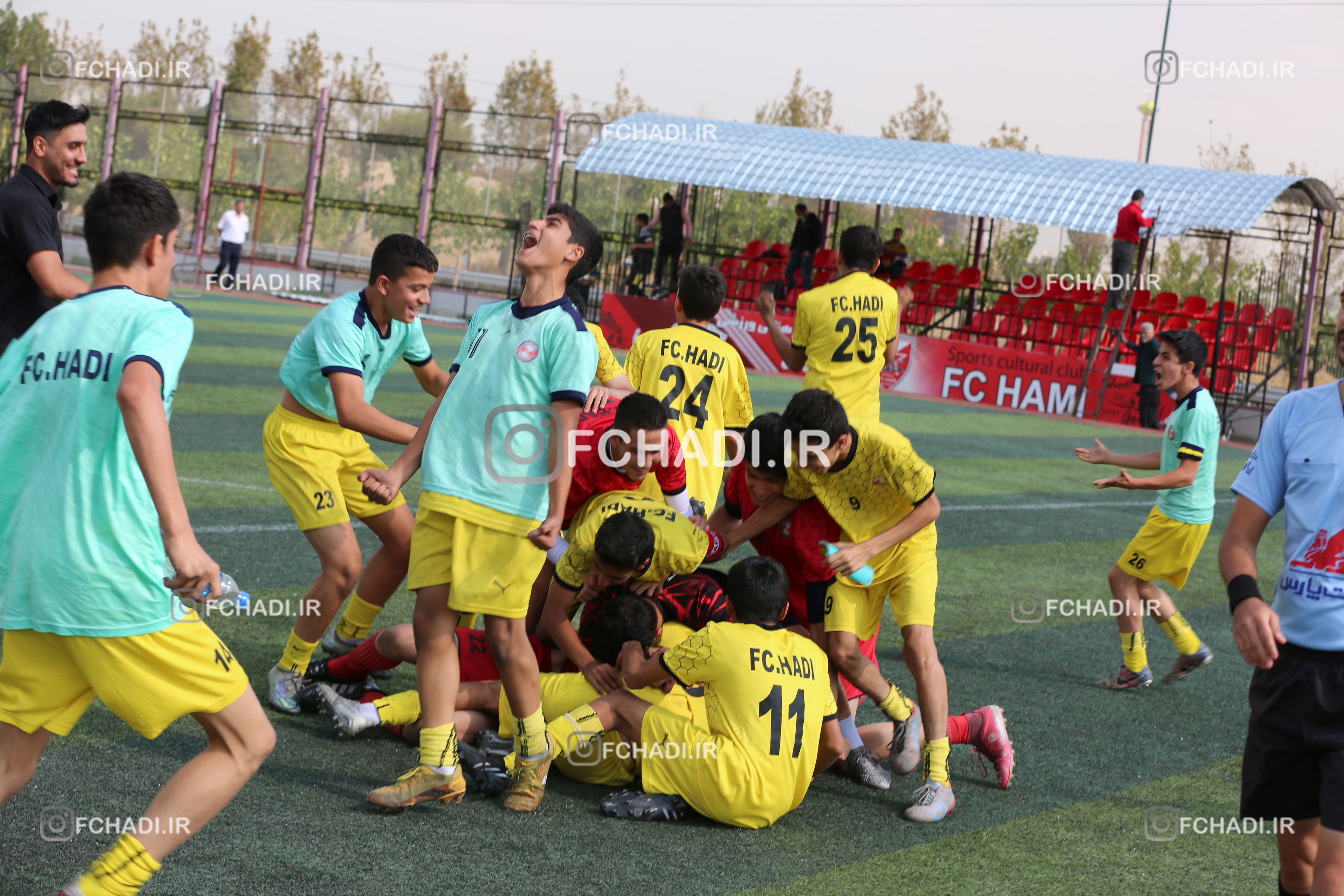 صعود به فینال تیم نوجوانان آکادمی فوتبال